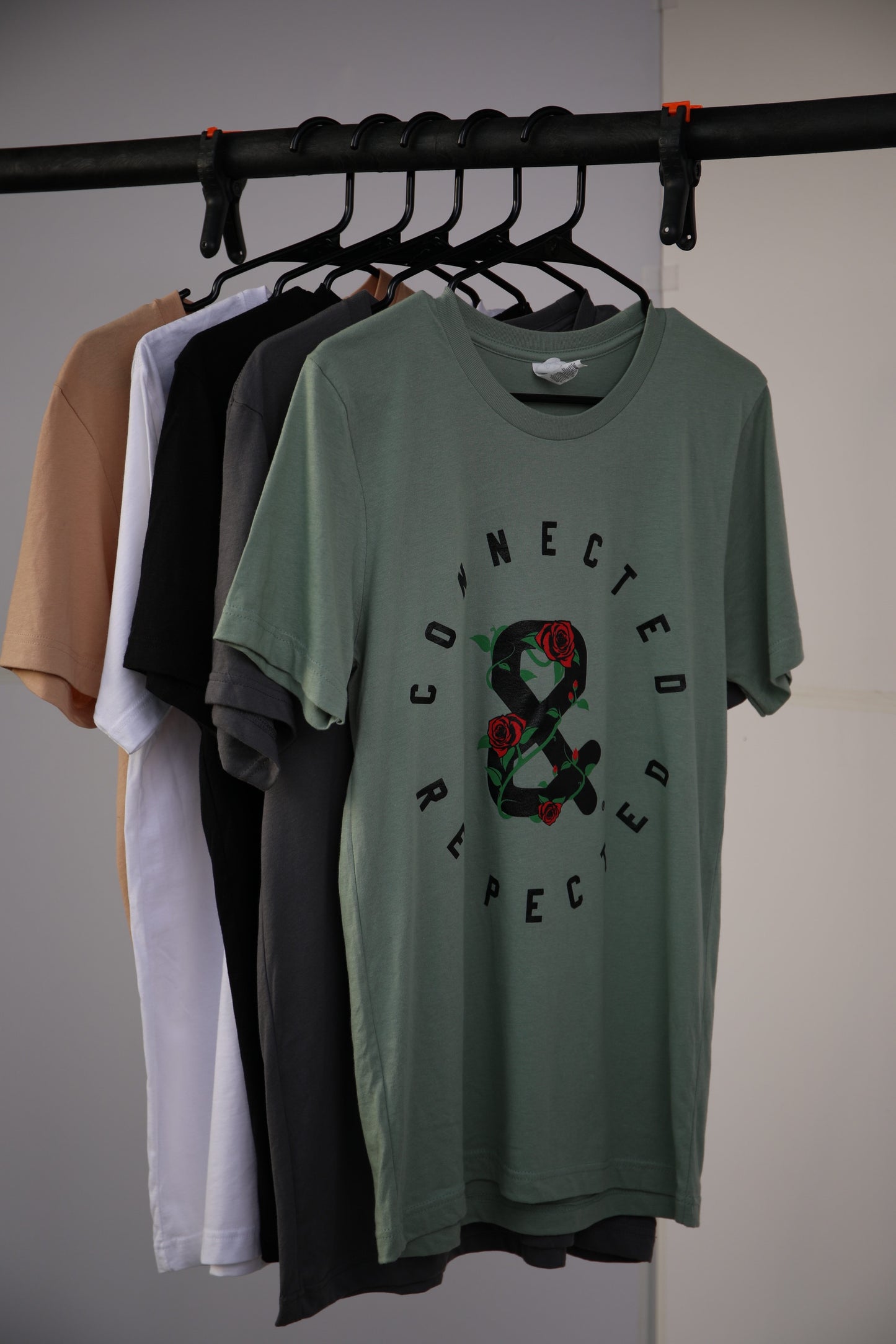 Connected & Respected short sleeve t-shirt (Green)