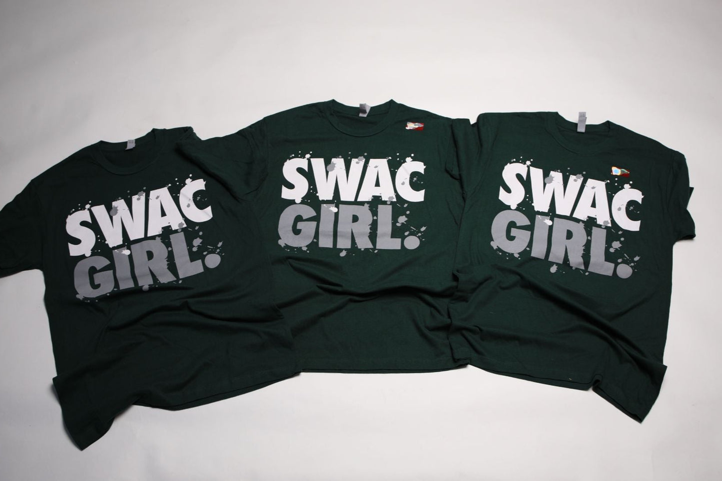 SWAC Girl T-Shirt (Green & White)