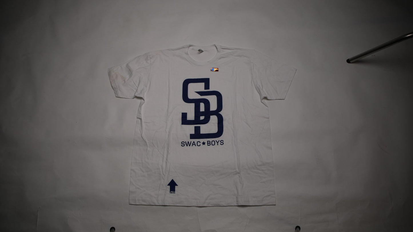 SWAC Boys T-Shirt SB (White & Navy)