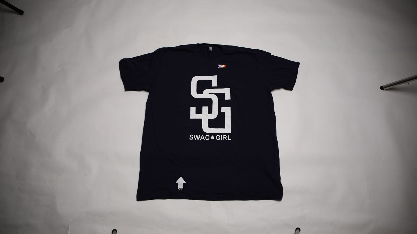 SWAC Girl T-Shirt SG (Navy & White)