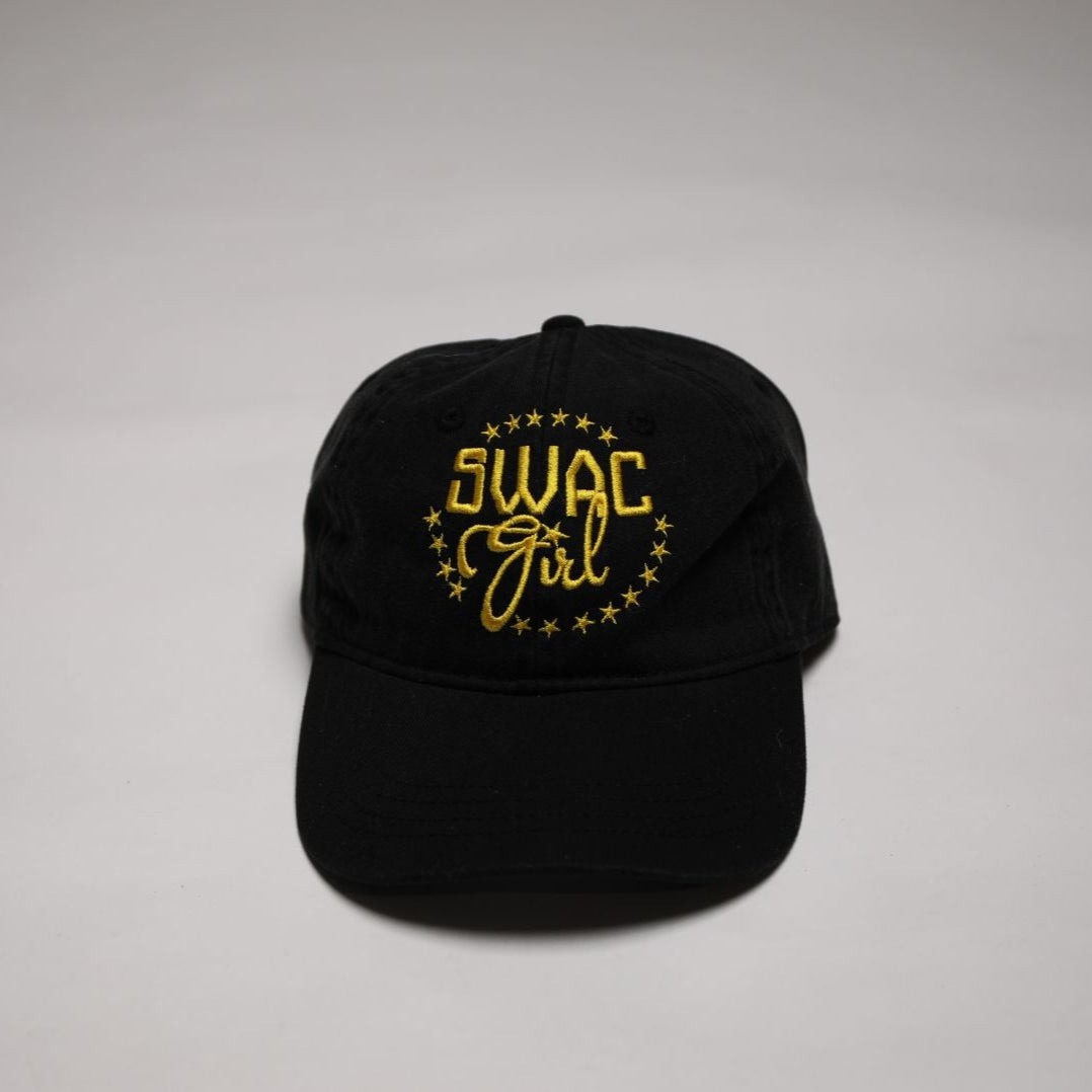 SWAC Girl Circle Stars Hat ( Black & Gold)