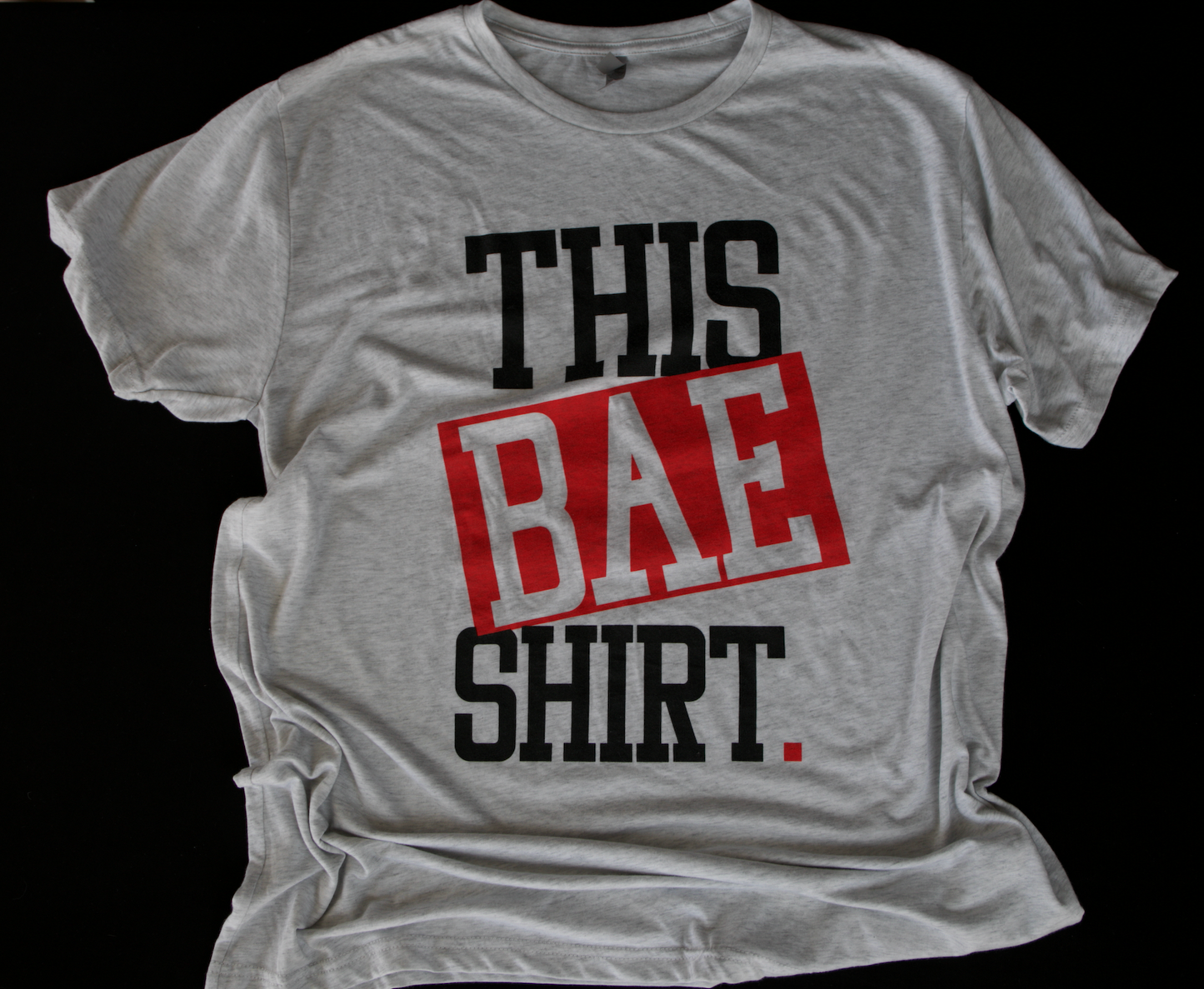 THIS BAE SHIRT short sleeve t-shirt (Light Grey)