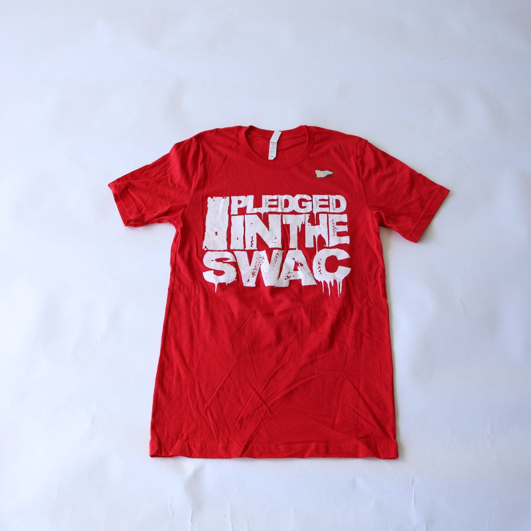 I Pledged In The SWAC T-Shirt (Red & White)