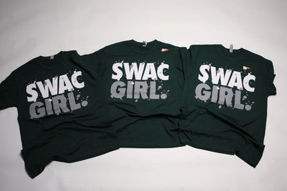 SWAC Girl T-Shirt (Green & White)