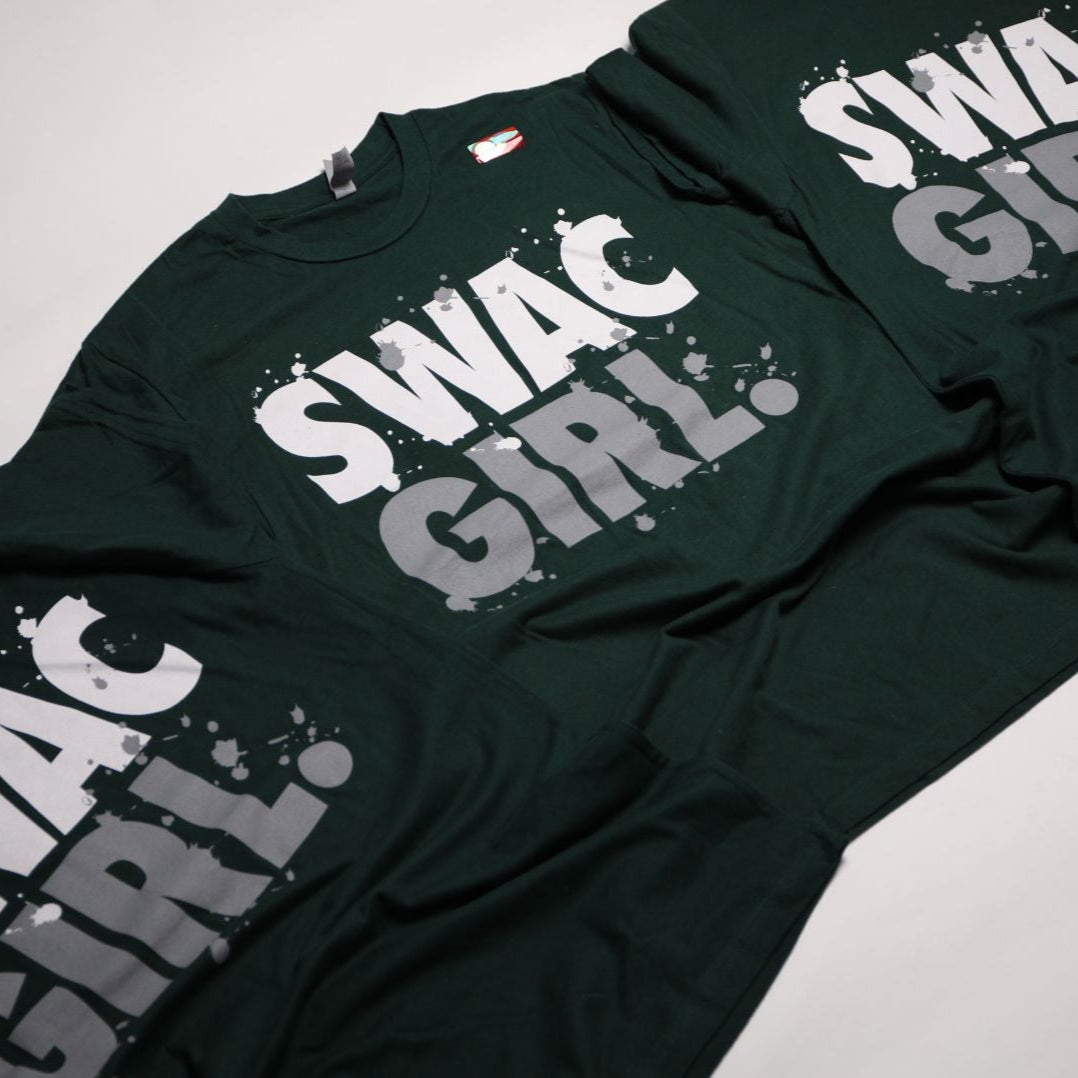 SWAC Girl T-Shirt (Green & White)
