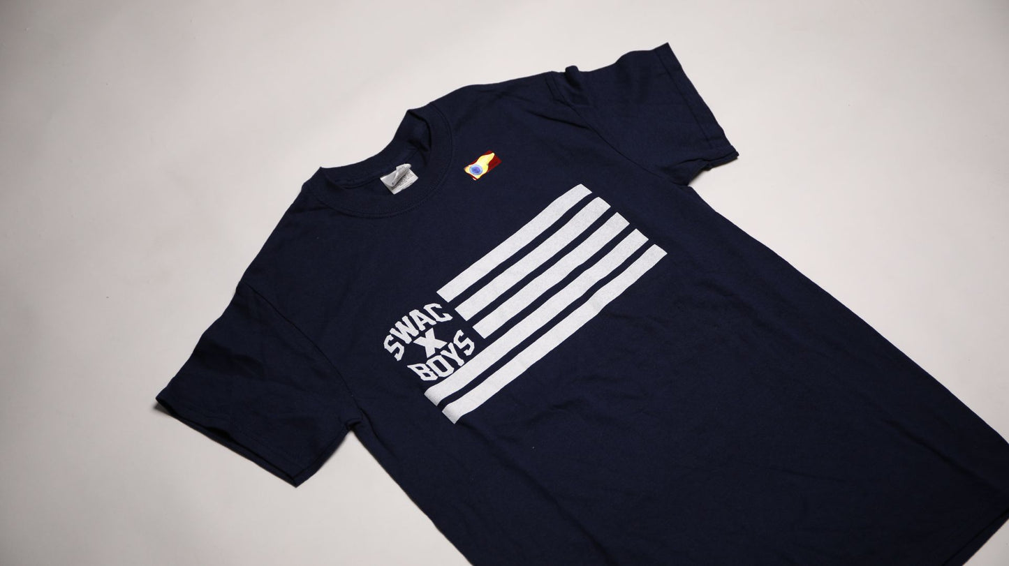 SWAC Boys FLAG T-Shirt (Navy)