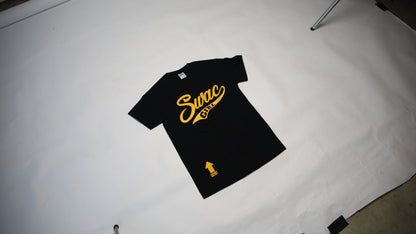 SWAC Girl T-Shirt SWOOSH (Black & Gold)