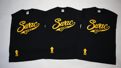 SWAC Girl T-Shirt SWOOSH (Black & Gold)