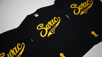 SWAC Girl T-Shirt SWOOSH (Black & Gold)