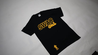 SWAC Girl T-Shirt Original ( Black & Gold)