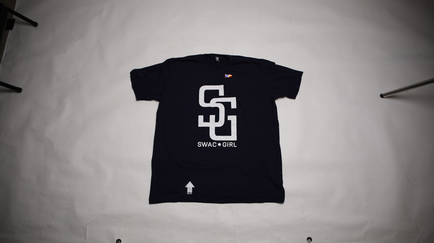 SWAC Girl T-Shirt SG (Navy & White)