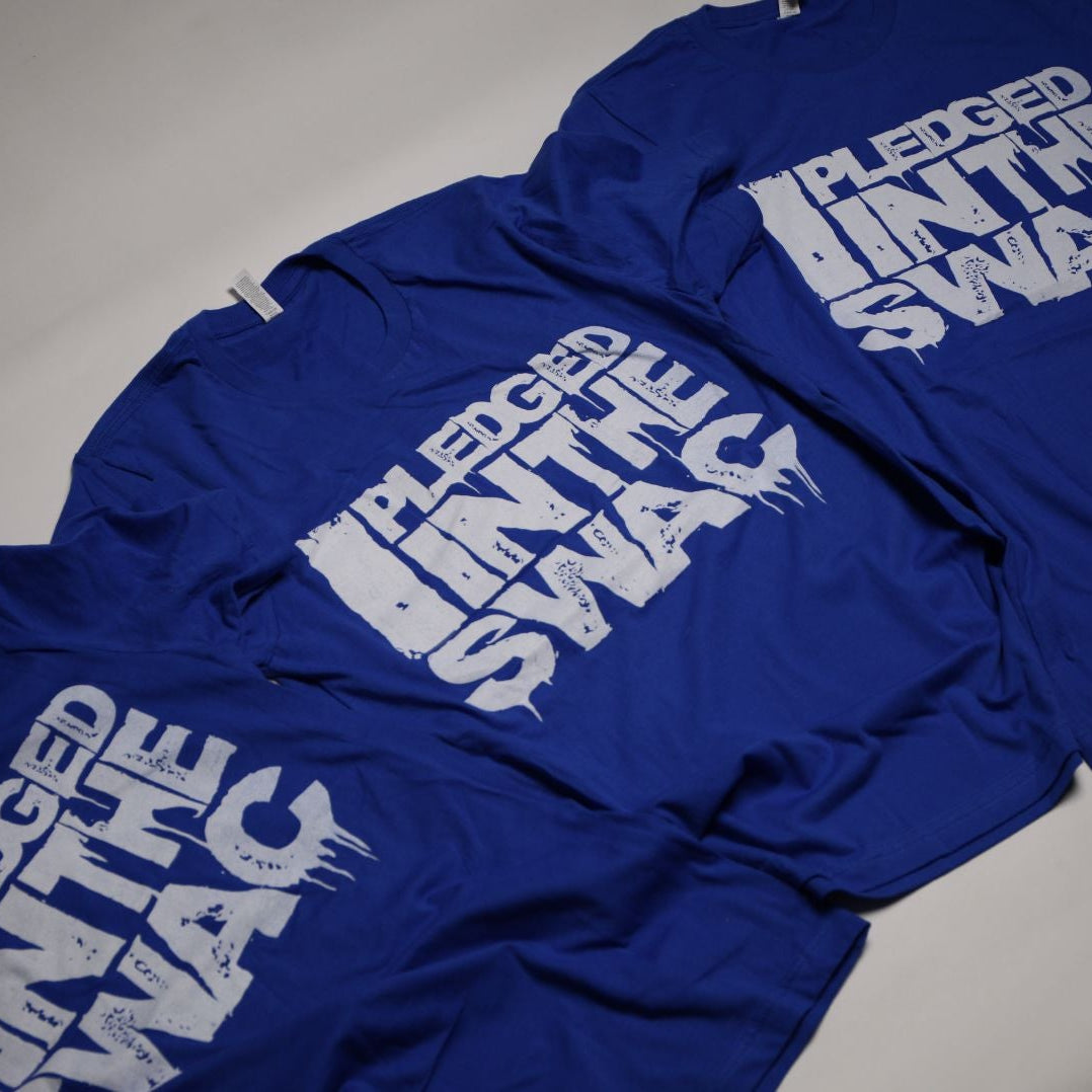 I Pledged In The SWAC T-Shirt (Royal Blue & White)